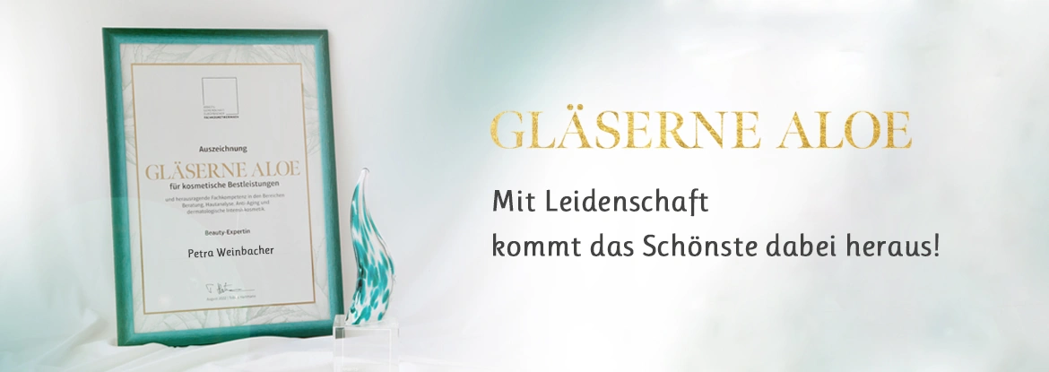 GLÄSERNE ALOE geht an Petra Weinbacher, Eggenfelden